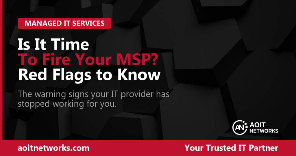 When to consider switching IT providers